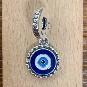 Pandora Evil Eye Silver Dangle Charm, S925 Silver Bracelets